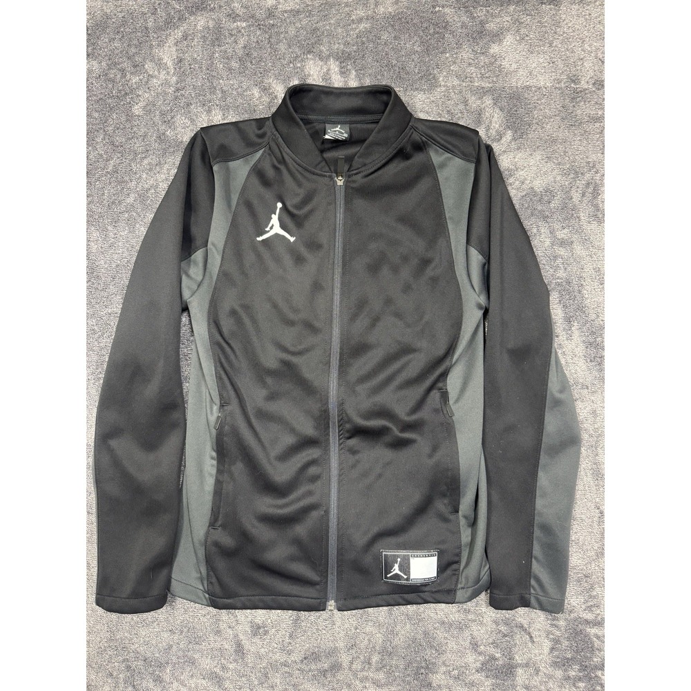 Nike Jordan Flight Dry Fit Jacket Black/Gray Women's Size Small 928692-010